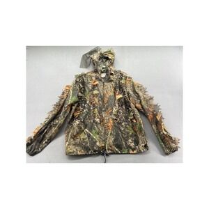 Underbrush Mossy Oak Break Up Leafy Ghillie Suit Jacket Mens L/XL Camo Hunting